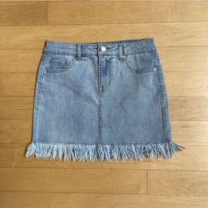 Chelsea & Violet - Frayed Denim Skirt - Size 12 (Girls)